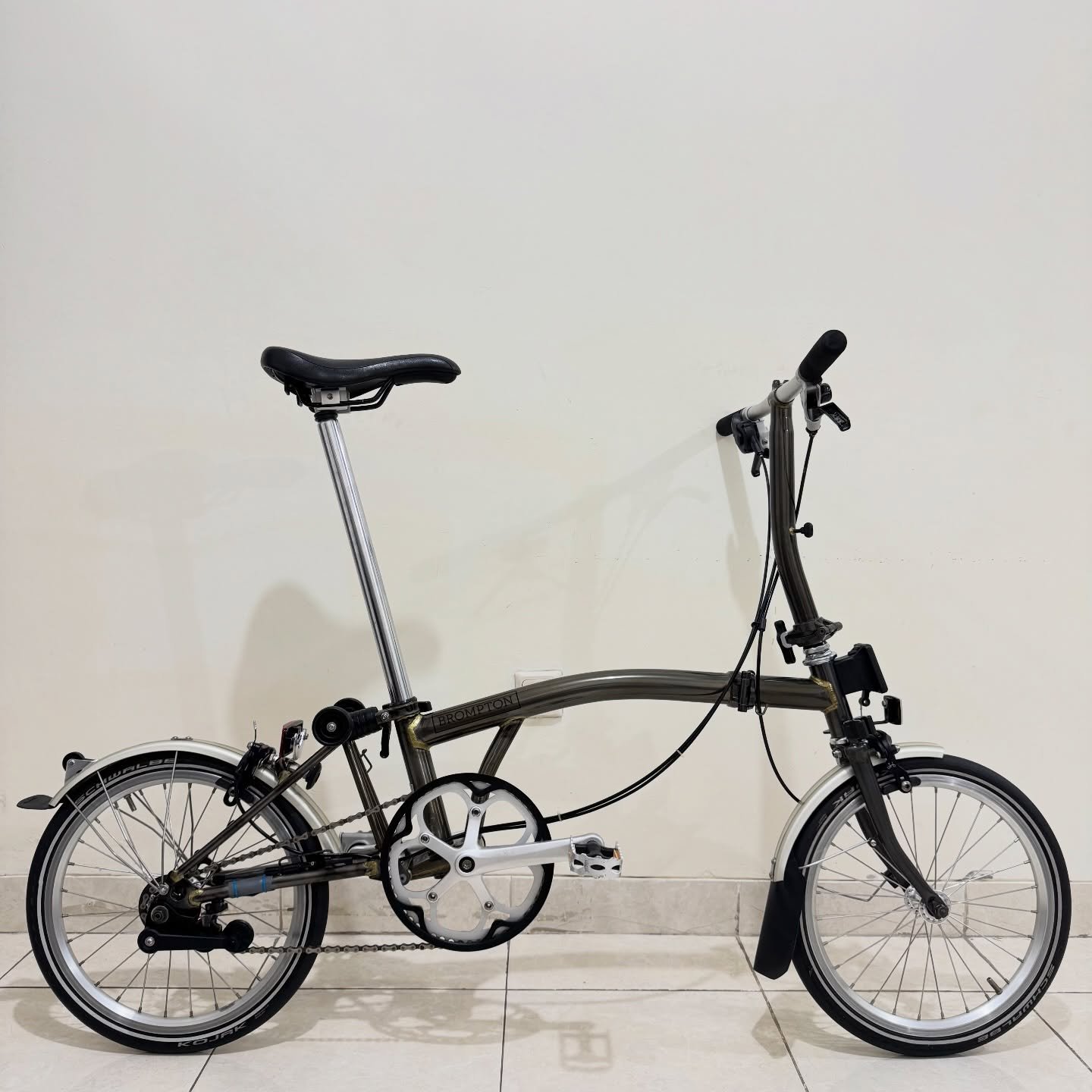 Brompton S2L Raw Lacquer 2017 Bekas Istimewa 90 Original 8 - Brompton Bekas