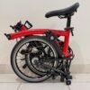Brompton S6E Red Rocket Black Edition 2020 | Bekas Istimewa 90%