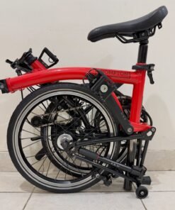 Brompton S6E Red Rocket Black Edition 2020 | Bekas Istimewa 90%