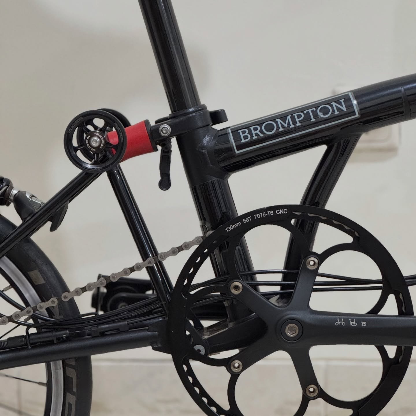 Brompton S6E-X CHPT3 V2 Titanium 2019 (1) - Brompton Bekas Brompton S6E-X CHPT3 V2 Titanium 2019
