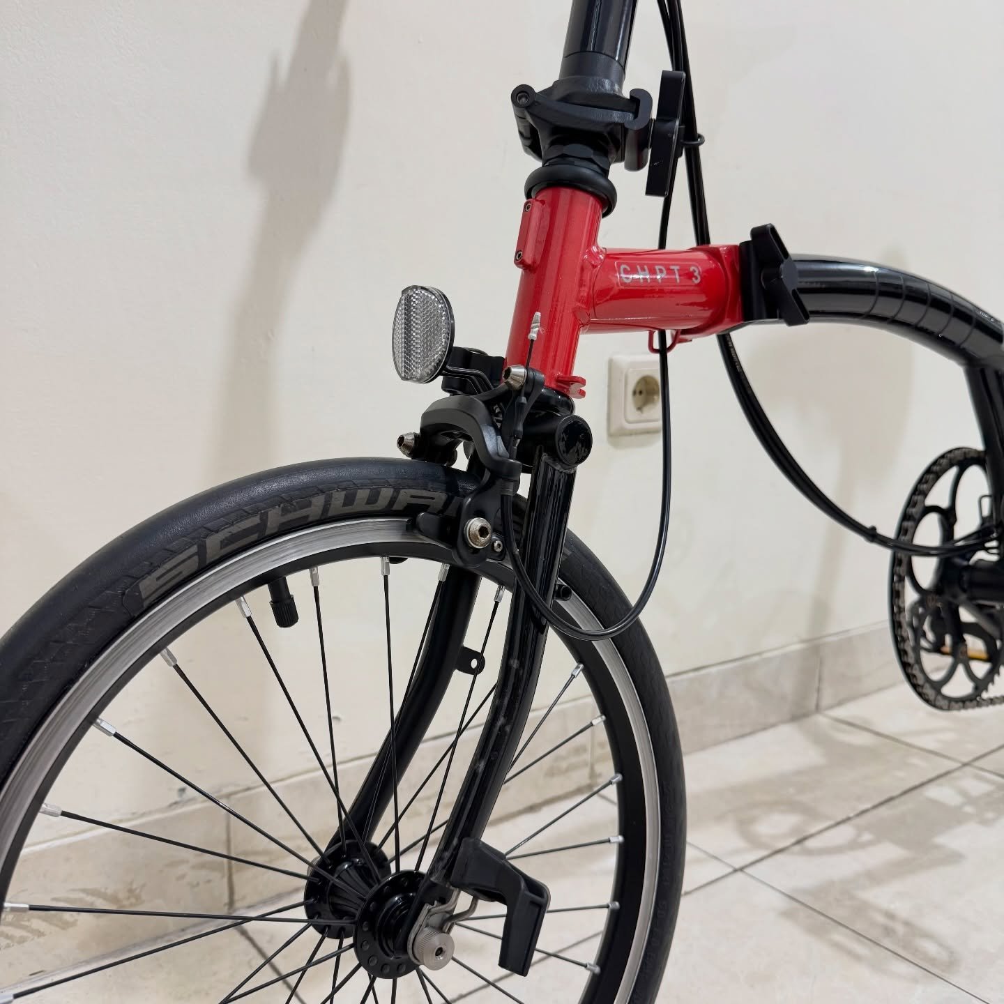 Brompton S6E-X CHPT3 V2 Titanium 2019 (2) - Brompton Bekas