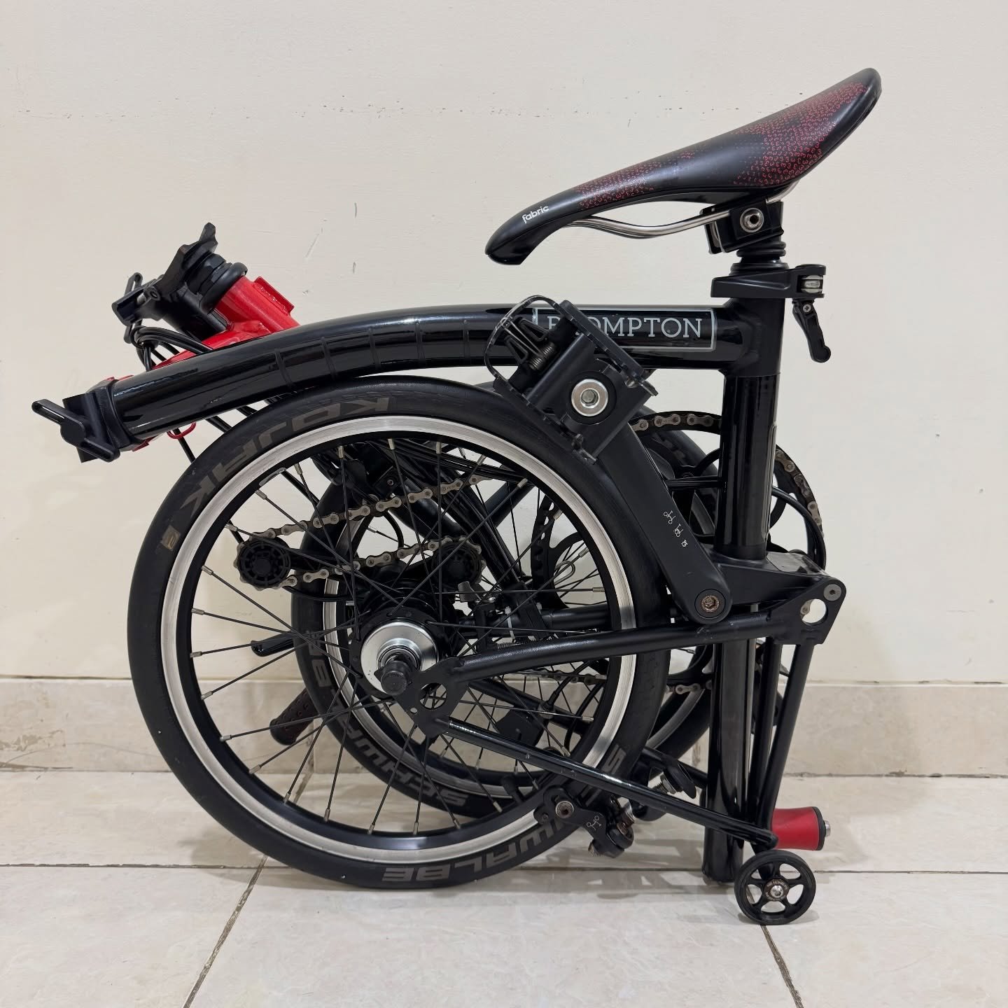 Brompton S6E-X CHPT3 V2 Titanium 2019 (3) - Brompton Bekas Brompton S6E-X CHPT3 V2 Titanium 2019