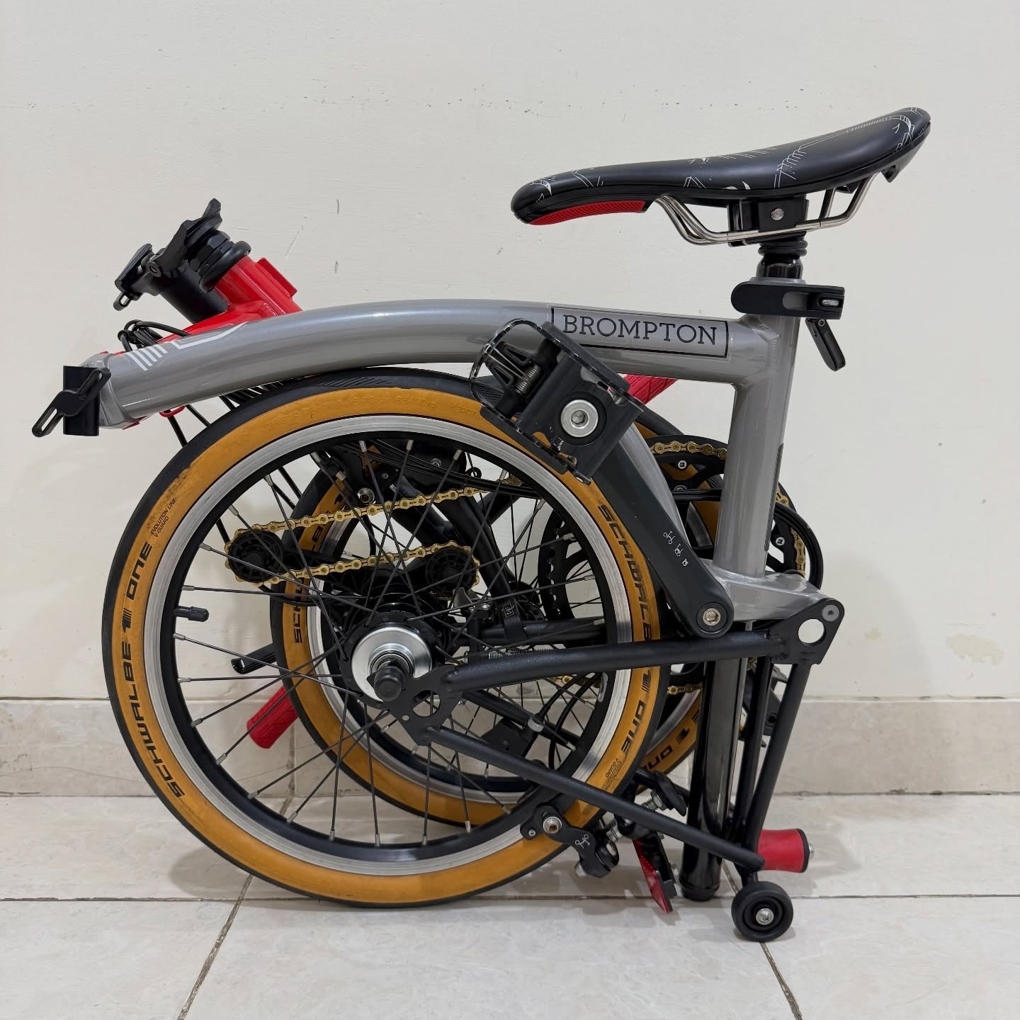 Brompton S6E-X CHPT3 V3 Titanium 2020 Like New Superlight (2) - Brompton Bekas Brompton S6E-X CHPT3 V3 Titanium 2020 | Like New Superlight