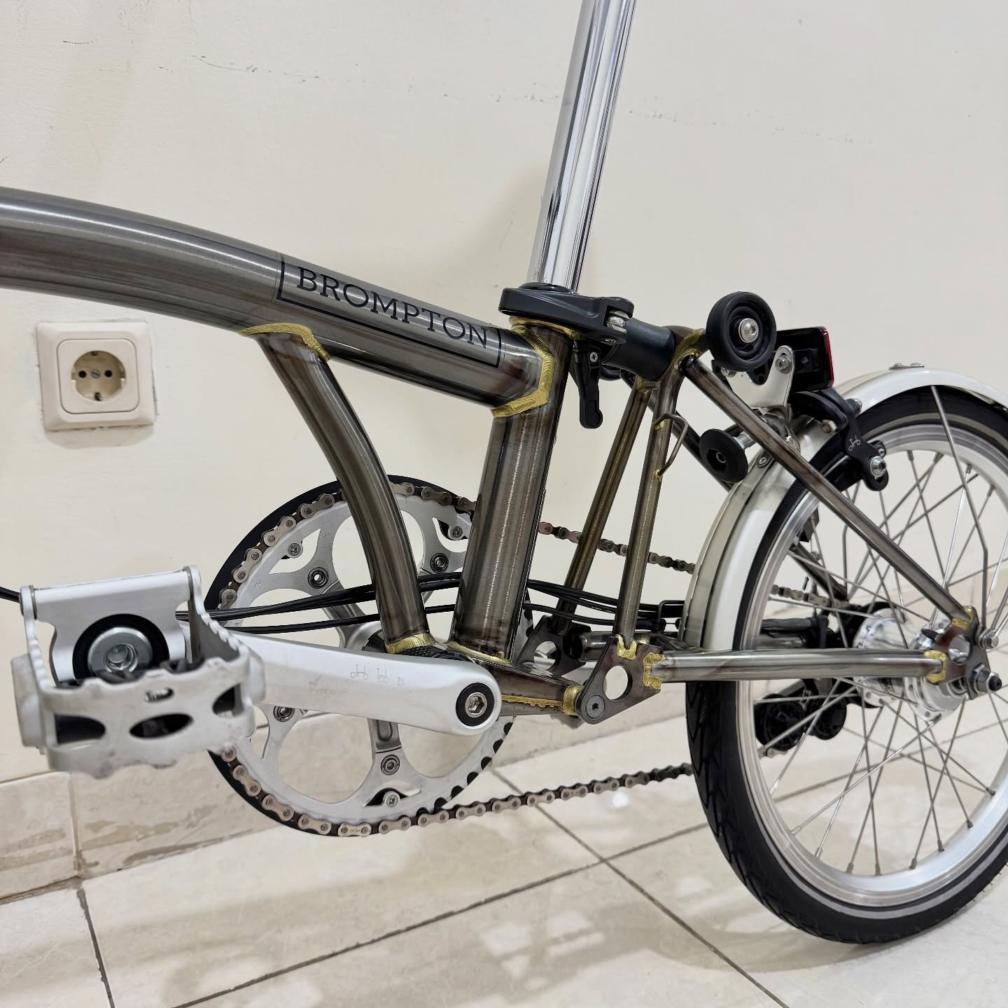 Brompton S6L Raw Lacquer 2020 2 - Brompton Bekas