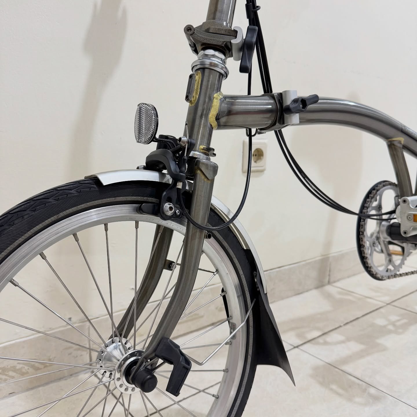 Brompton S6L Raw Lacquer 2020 3 - Brompton Bekas