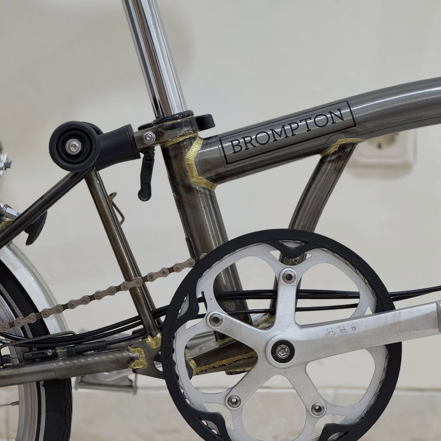Brompton S6L Raw Lacquer 2020 4 - Brompton Bekas
