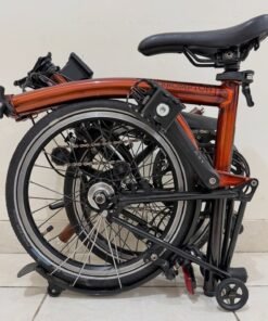 Brompton S6L-X Flame Lacquer Black Edition 2020 | Titanium Superlight