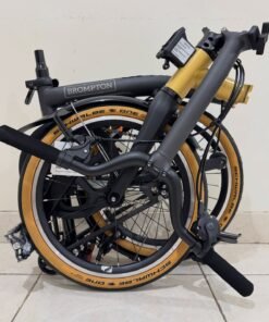 Brompton T Line Ceratech Black Gold