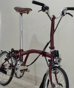 Classic Edition Brompton M6LD Oxblood Red 2024 | Dynamo Like New 98%