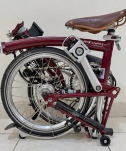 Classic Edition Brompton M6LD Oxblood Red 2024 | Dynamo Like New 98%