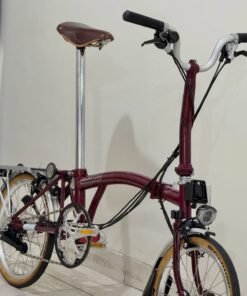 Classic Edition Brompton M6RD Oxblood Red 2024 | Like New Dynamo