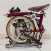 Classic Edition Brompton M6RD Oxblood Red 2024 | Like New Dynamo